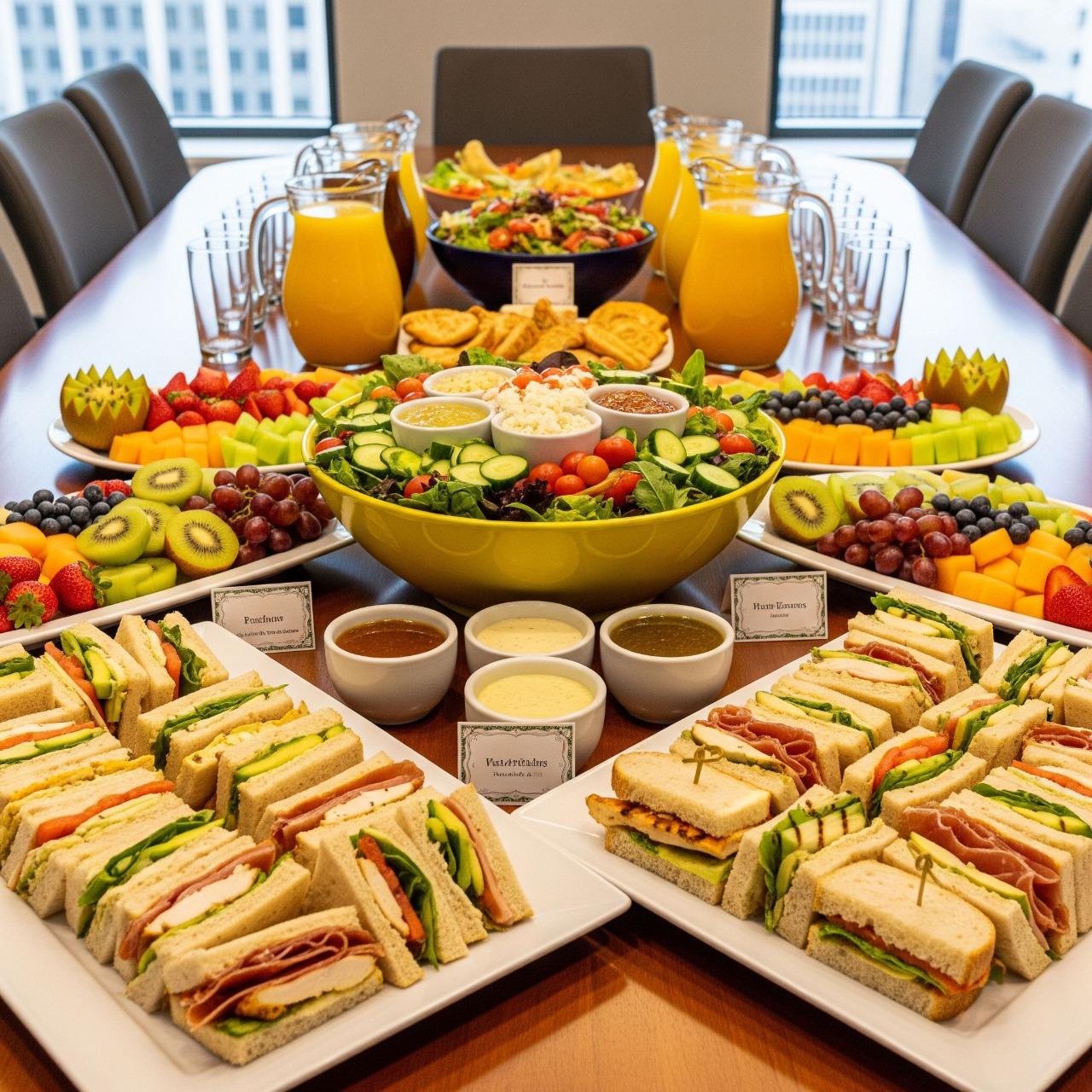 Kurumsal catering ve yemek hizmeti sunumu